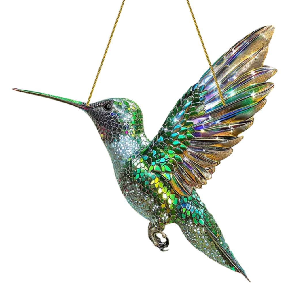 Hummingbird Window Suncatcher Hanging Decor