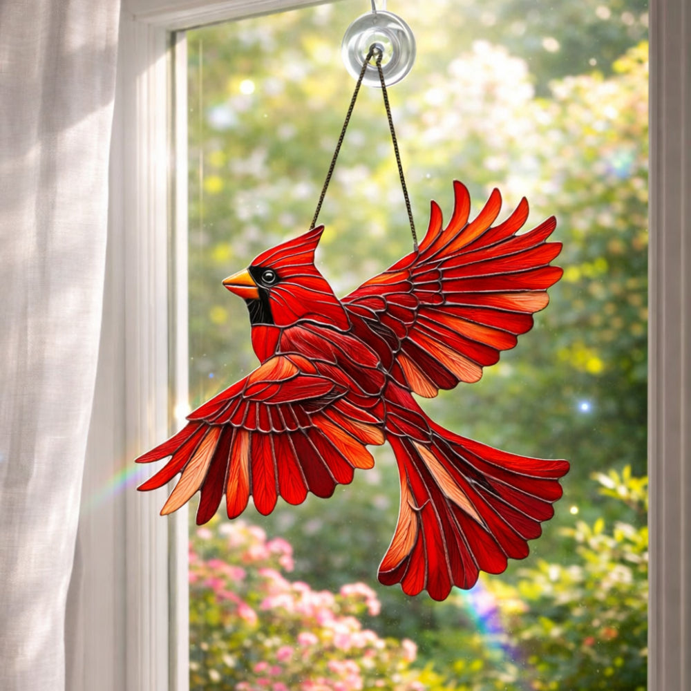 Hummingbird Window Suncatcher Hanging Decor