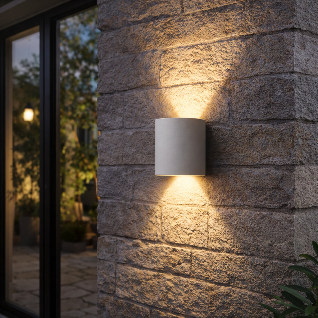 LED Minimalist Up Down Wall Light - Waterproof Aluminum Sconce