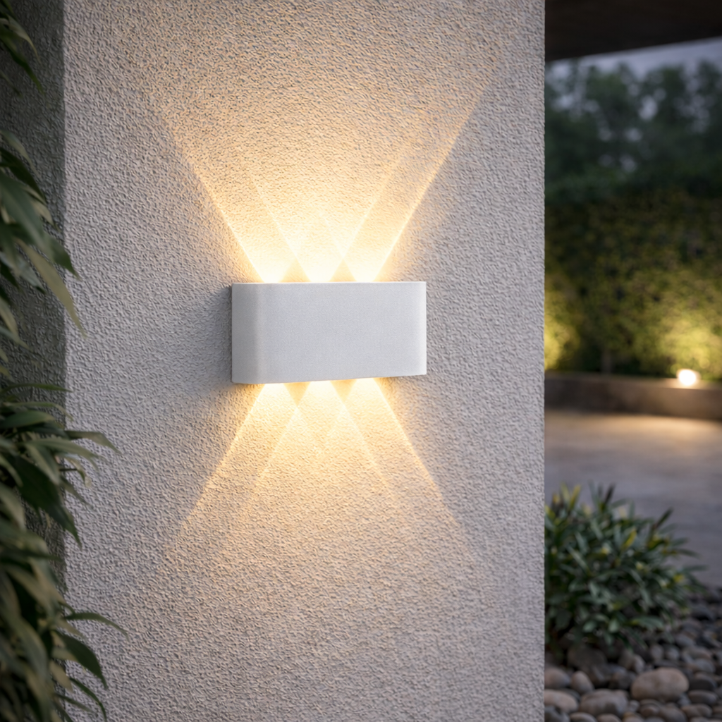 LED Minimalist Up Down Wall Light - Waterproof Aluminum Sconce