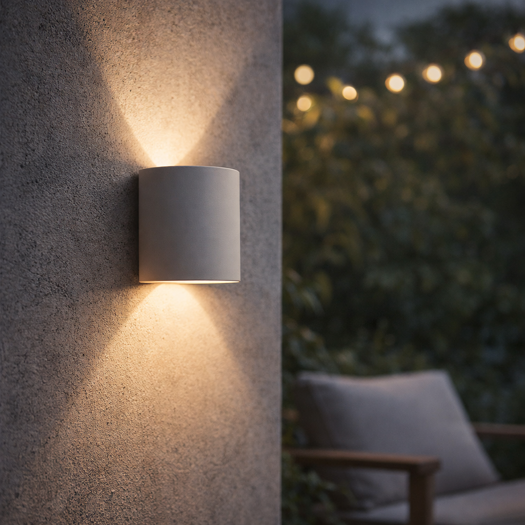 Modern LED Up Down Wall Light Sconce for Indoor Outdoor Use