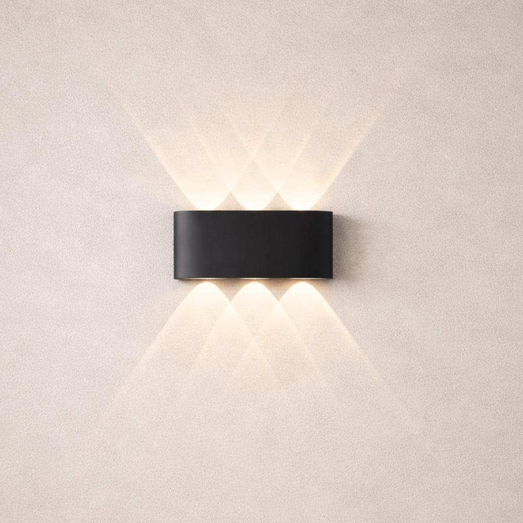 Modern LED Up Down Wall Light Sconce for Indoor Outdoor Use