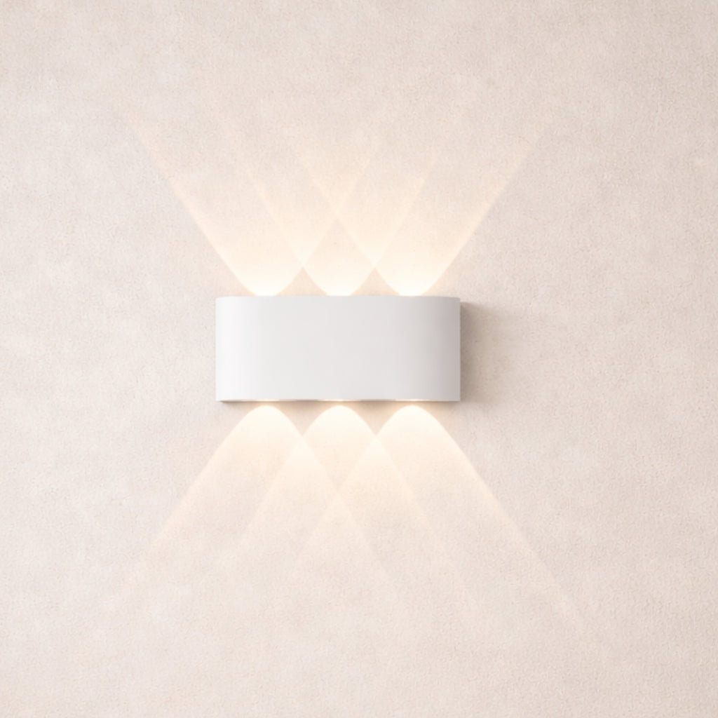 Modern LED Up Down Wall Light Sconce for Indoor Outdoor Use