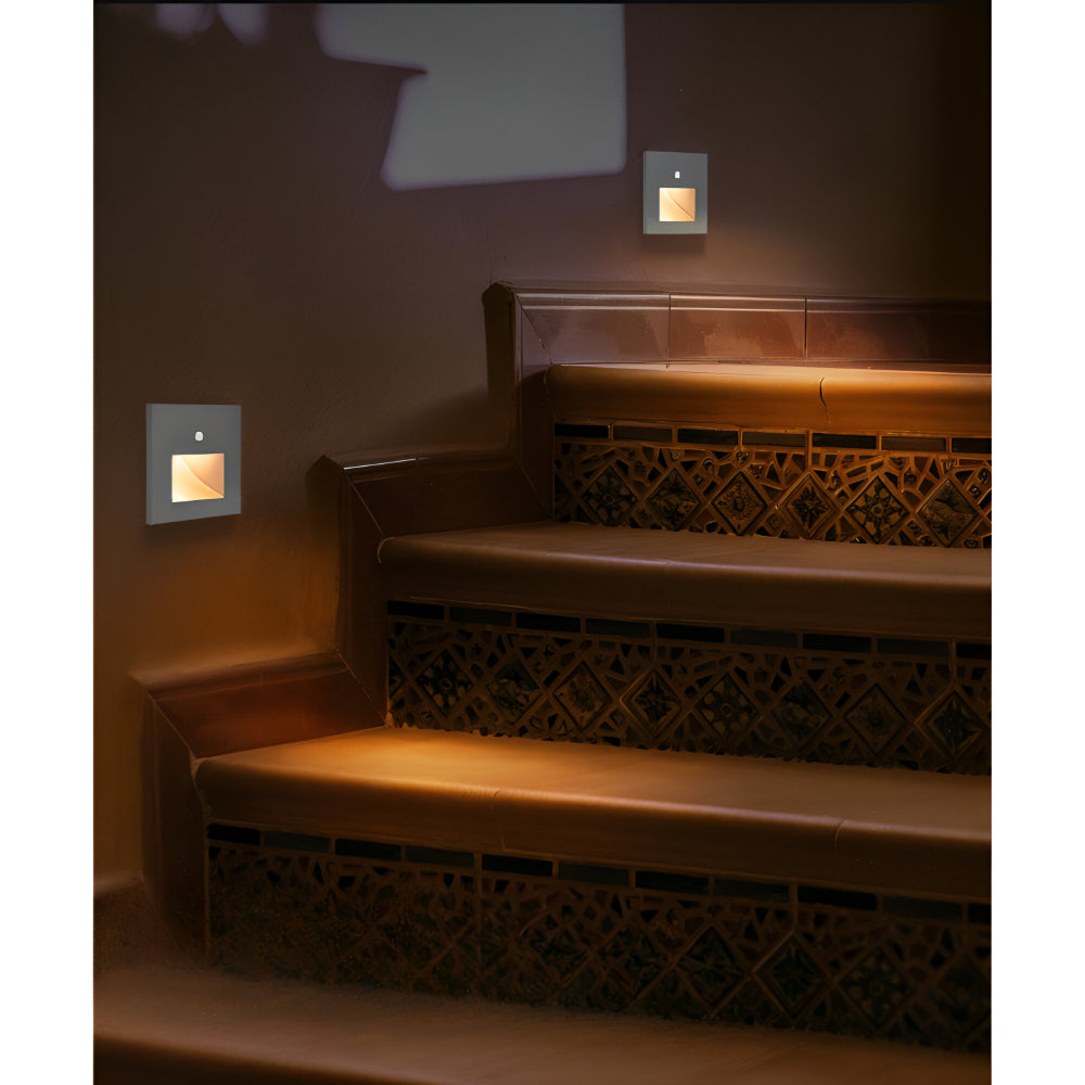 Motion Sensor LED Wall Light for Stairways and Hallways