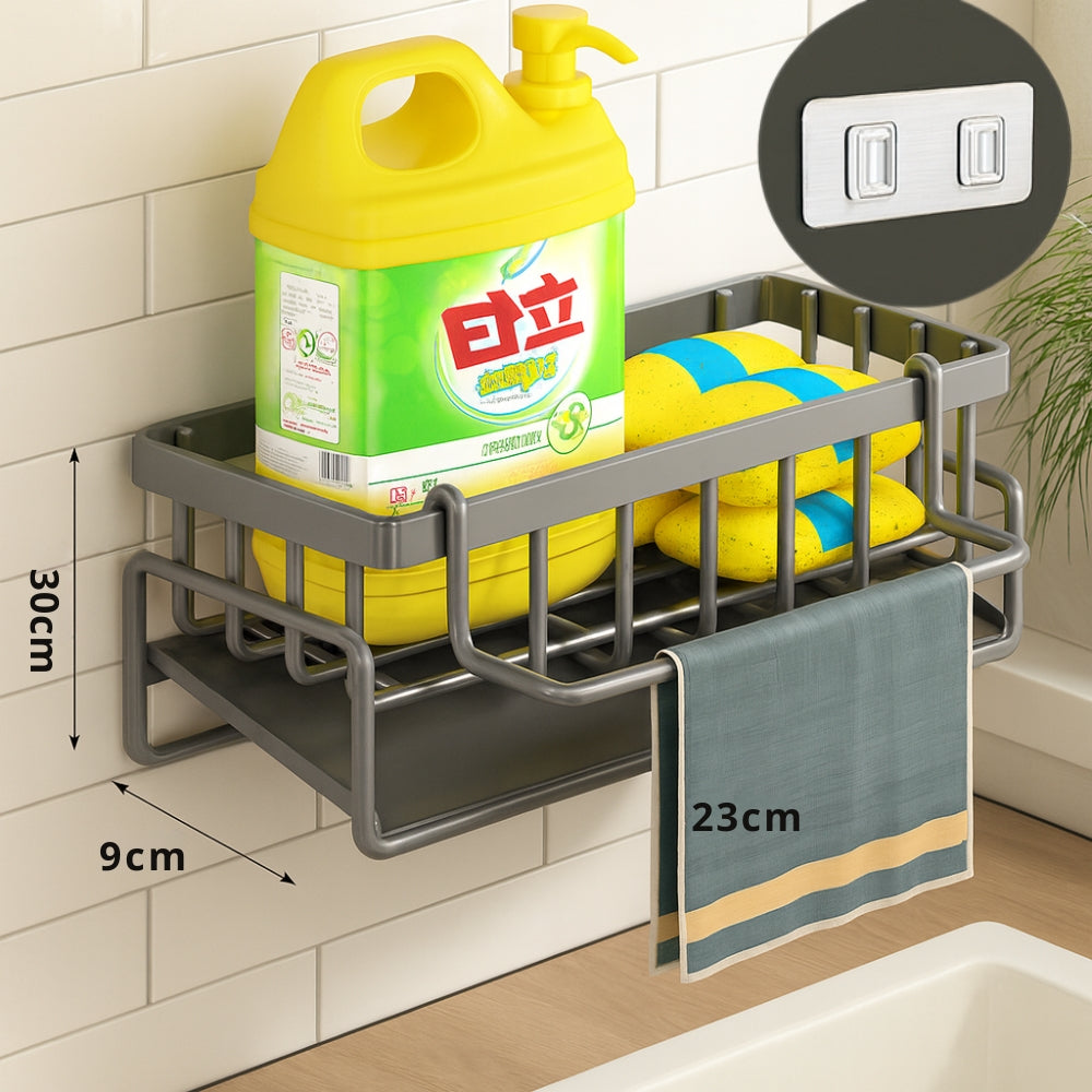 Wall Mounted Modern Sponge and Soap Rack