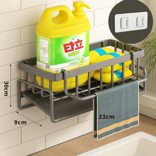 Wall Mounted Modern Sponge and Soap Rack