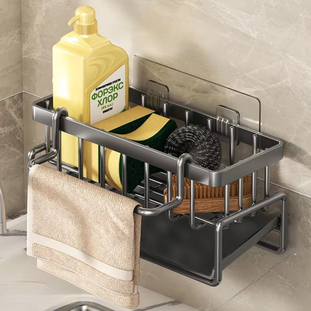 Wall Mounted Modern Sponge and Soap Rack