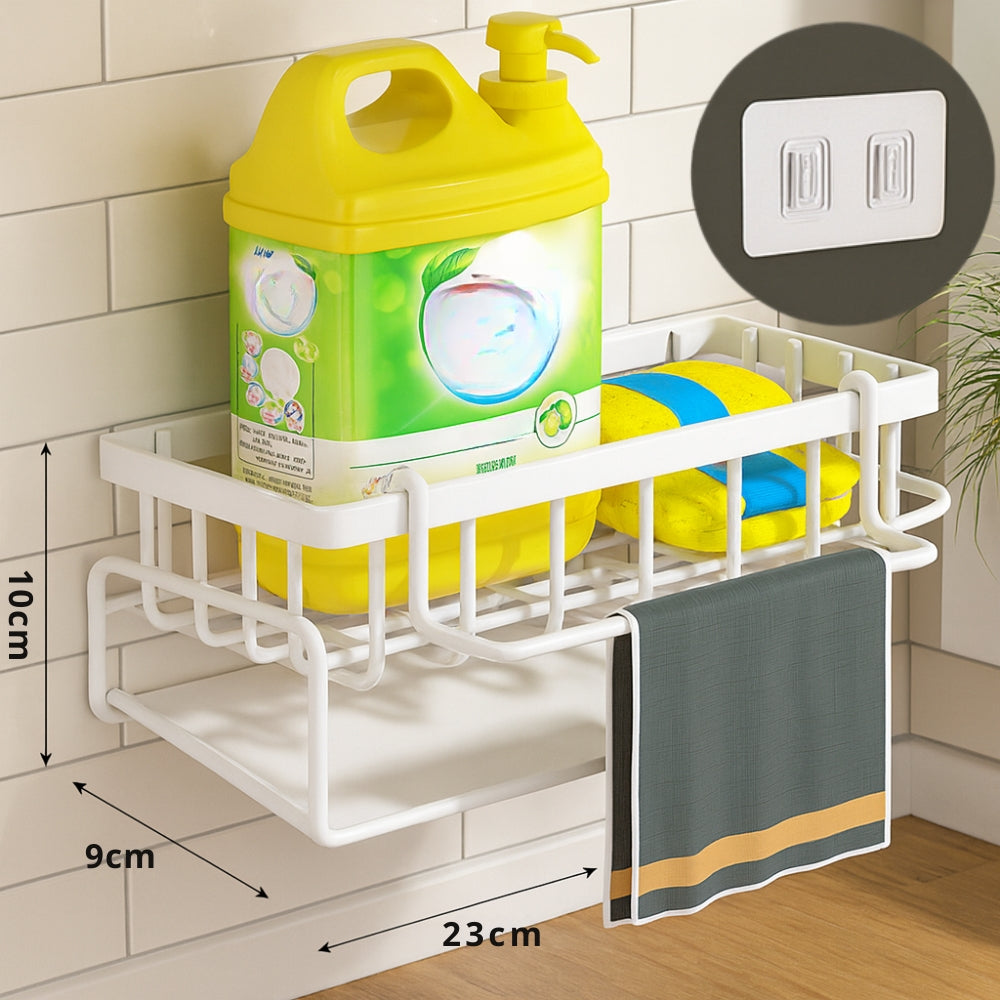 Wall Mounted Modern Sponge and Soap Rack