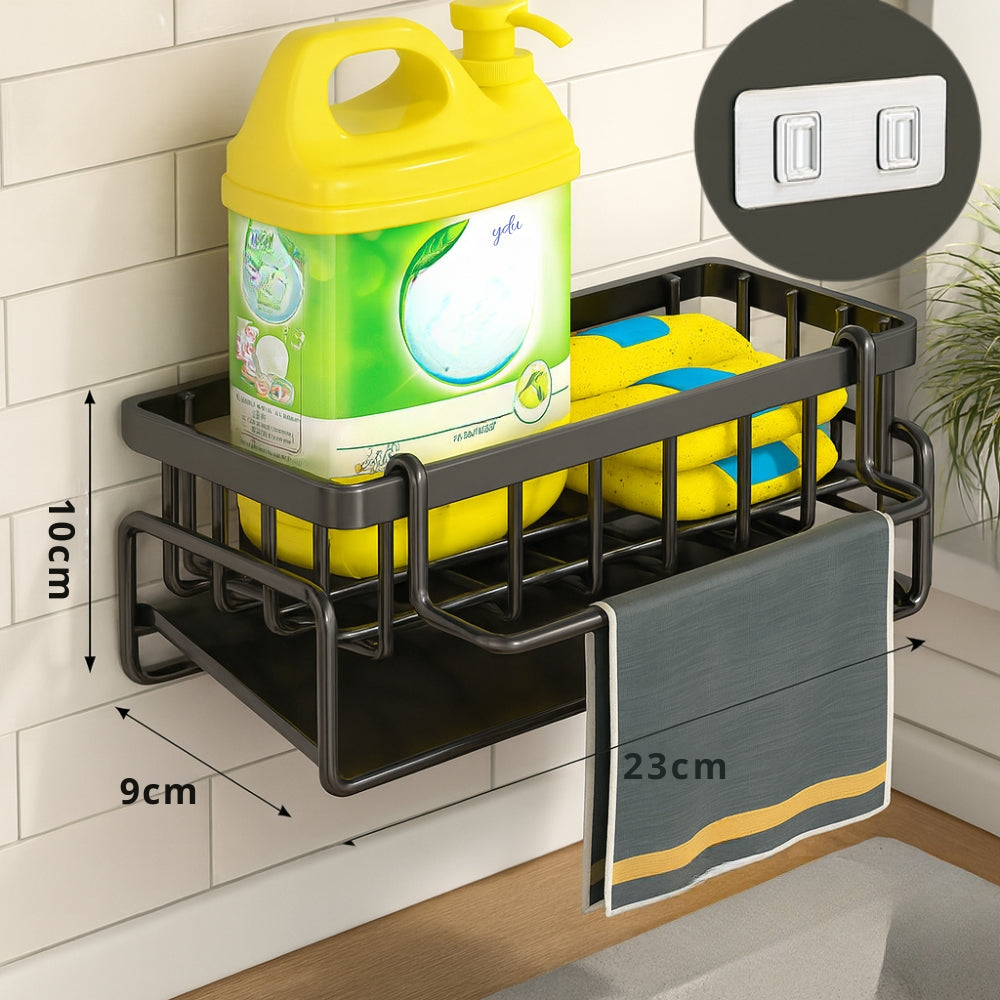 Wall Mounted Modern Sponge and Soap Rack