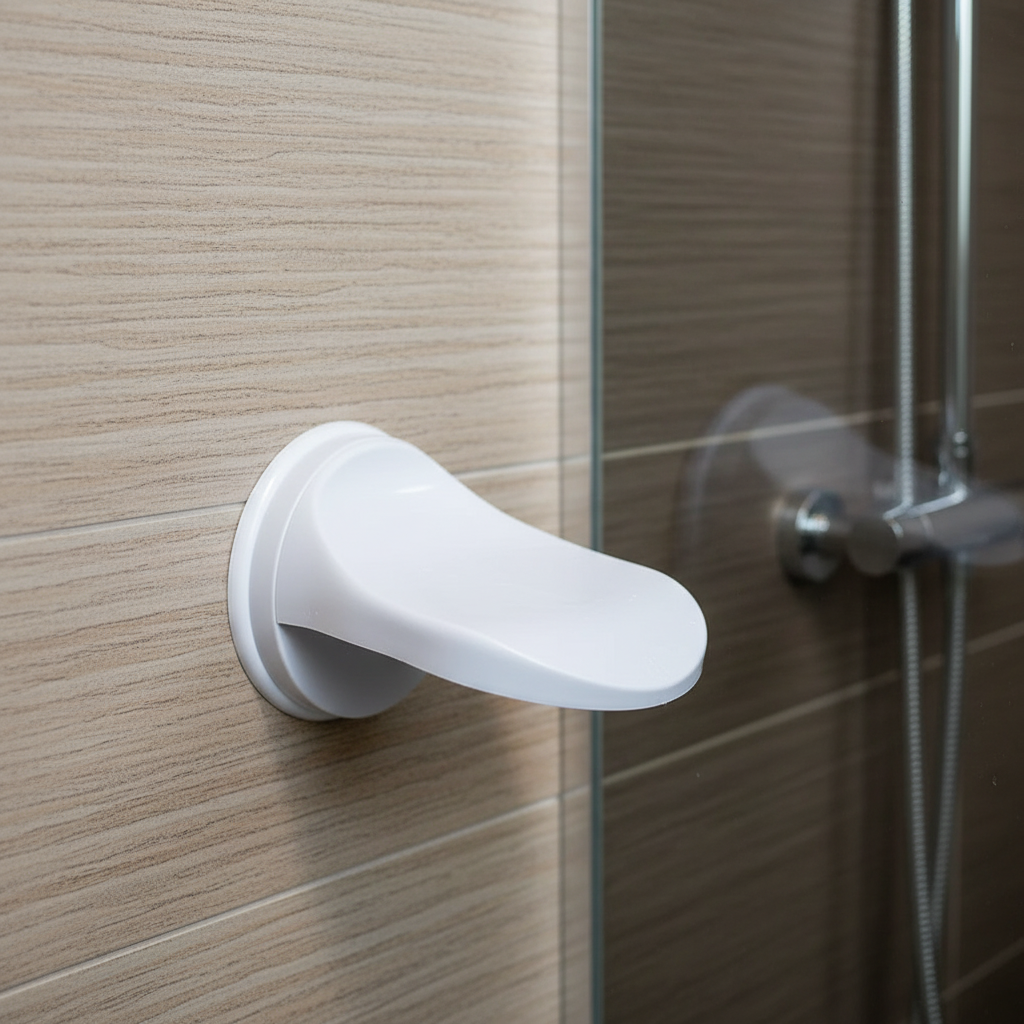 Non-Slip Suction Cup Shower Shaving Mount