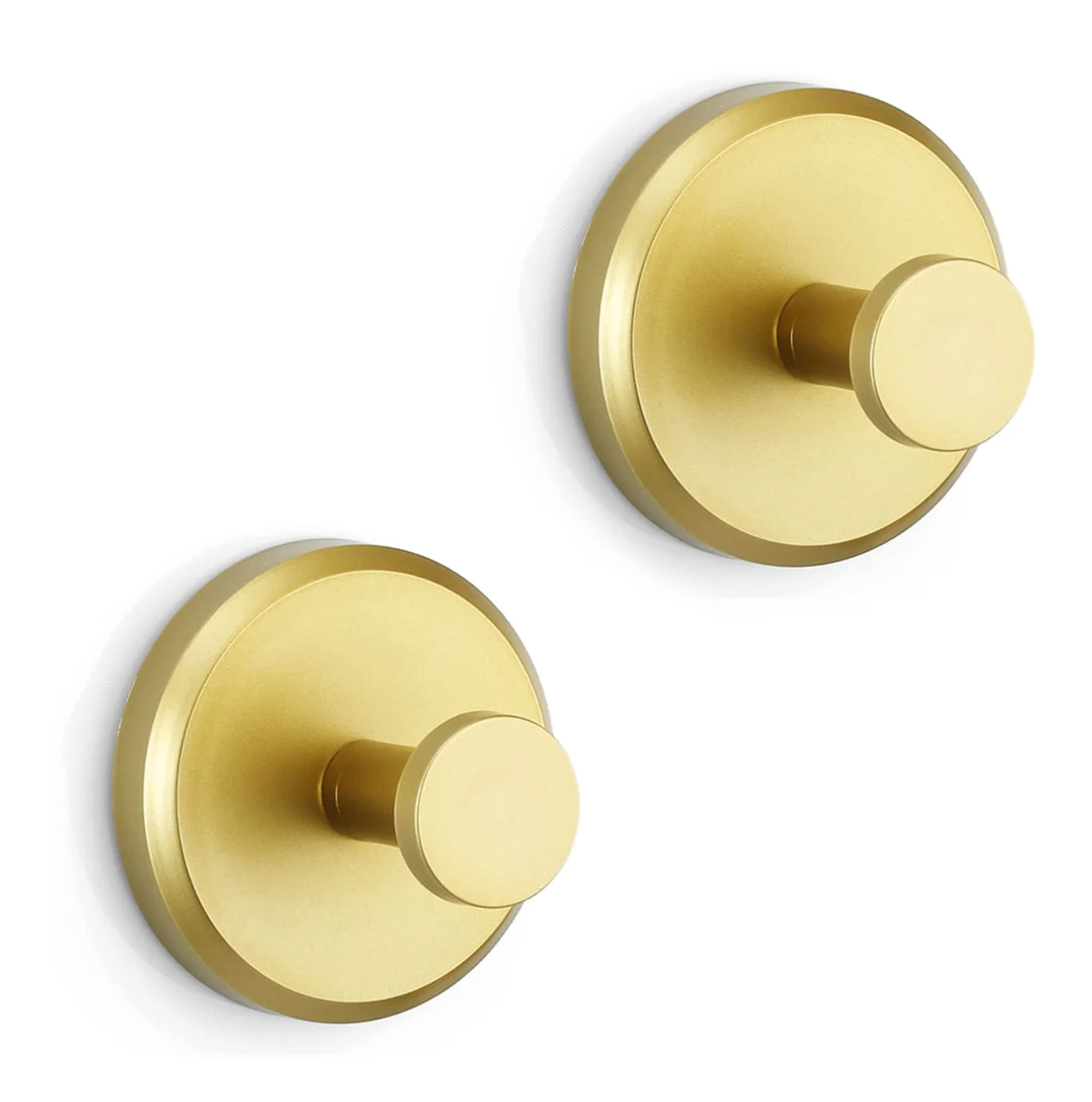 Moisture-Resistant Wall-Mounted Bathroom Hook Set - 4 Elegant Hooks