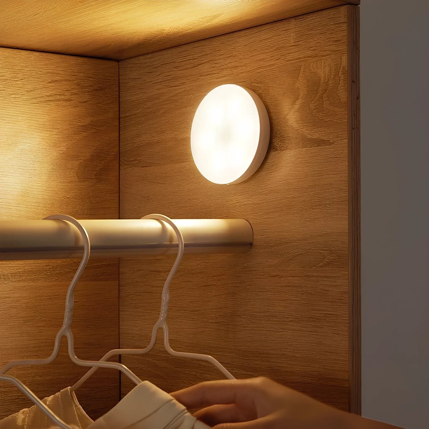 LED Motion Sensor Wall Lamp - Rechargeable Night Light