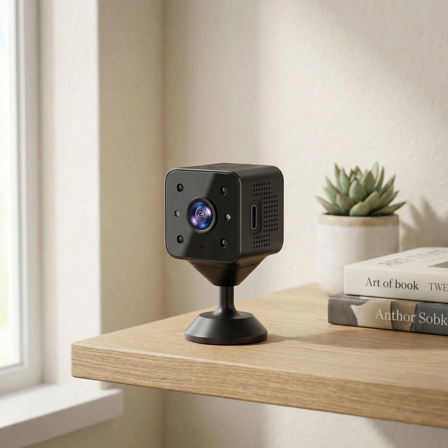 Compact 1080P HD Wireless Mini Surveillance Camera with Night Vision