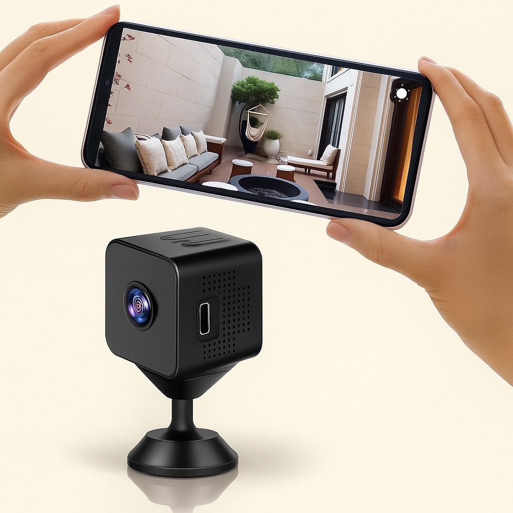 Compact 1080P HD Wireless Mini Surveillance Camera with Night Vision