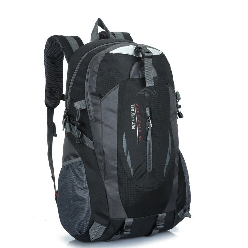 Water-Resistant 50L Hiking Backpack with Adjustable Straps and Multiple Compartments
