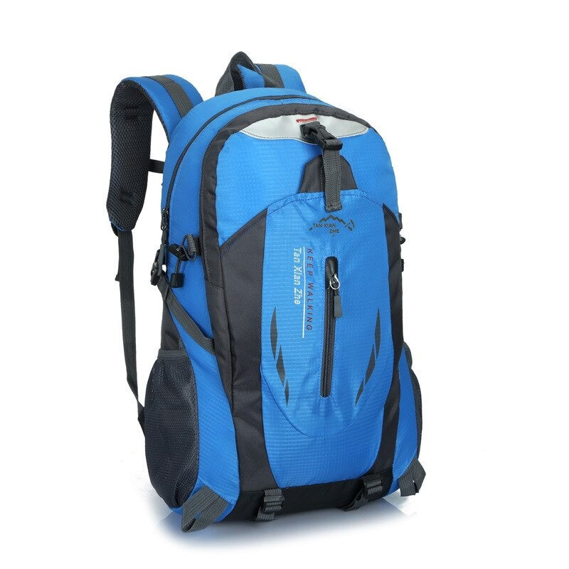 Water-Resistant 50L Hiking Backpack with Adjustable Straps and Multiple Compartments