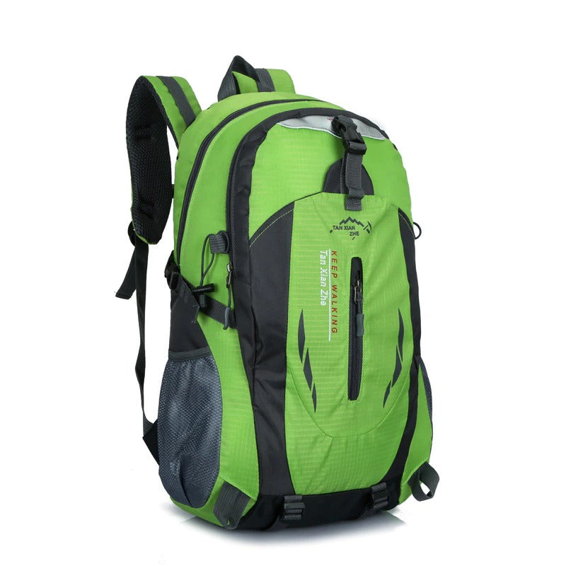 Water-Resistant 50L Hiking Backpack with Adjustable Straps and Multiple Compartments