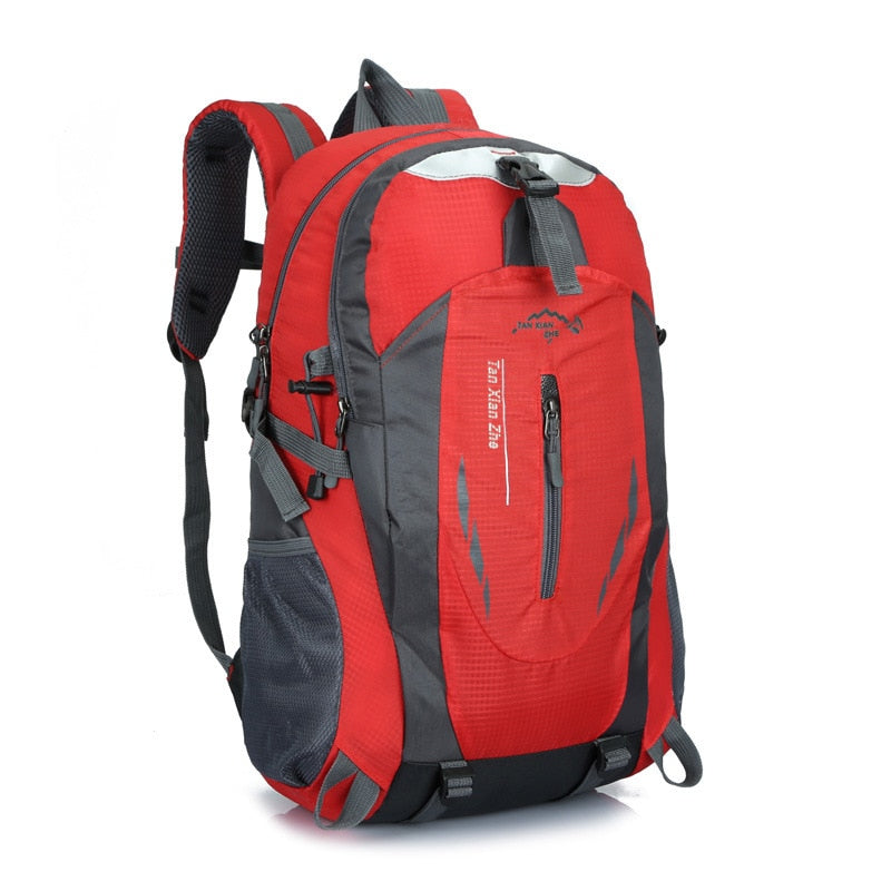Water-Resistant 50L Hiking Backpack with Adjustable Straps and Multiple Compartments