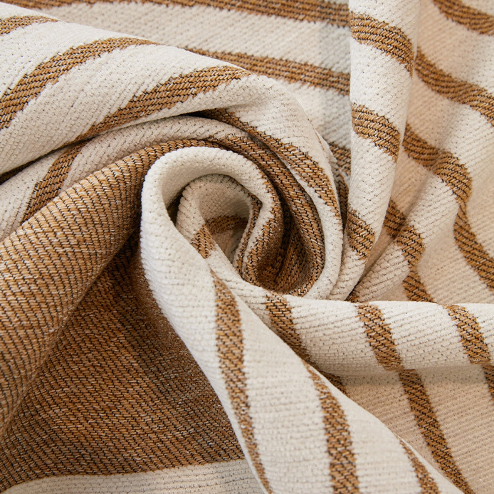 Wavy Stripe Chenille Boho Sofa Cover