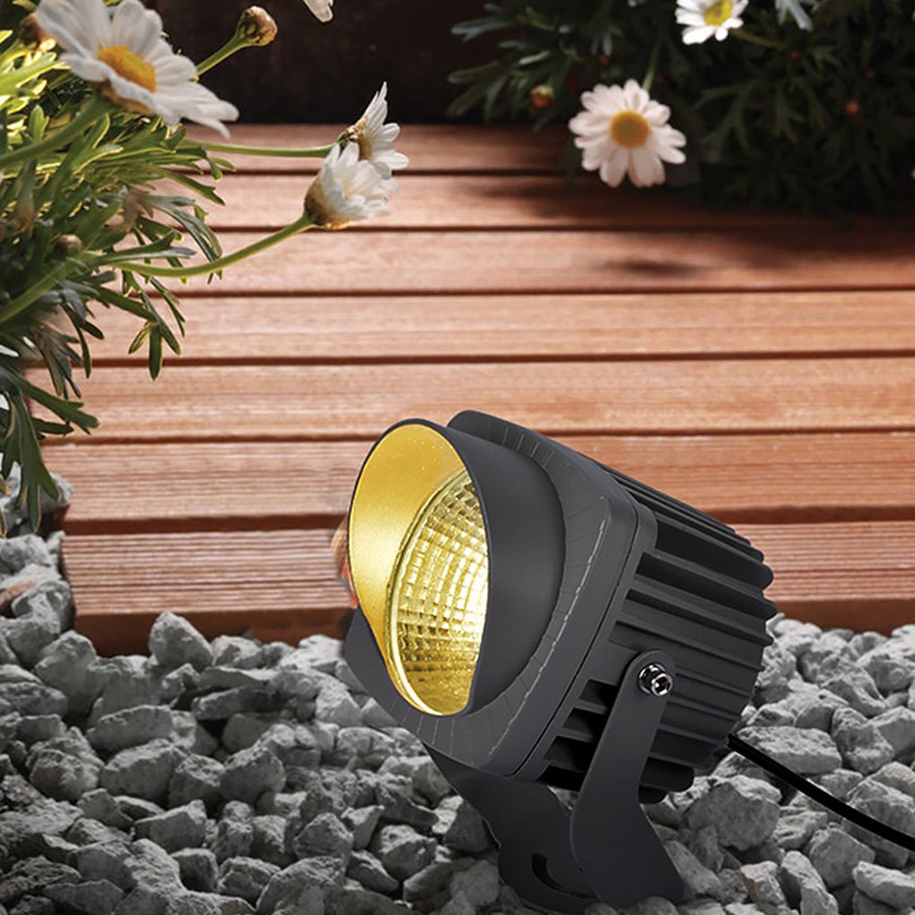 Weather-Resistant Solar Spotlights for Outdoor Lighting - Durable Stainless Steel Security Lights