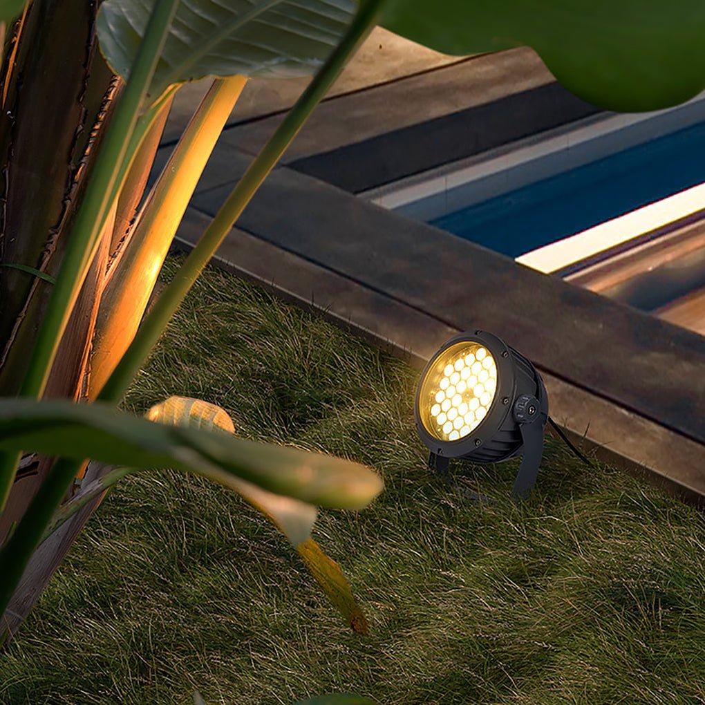 Weather-Resistant Solar Spotlights for Outdoor Lighting - Durable Stainless Steel Security Lights