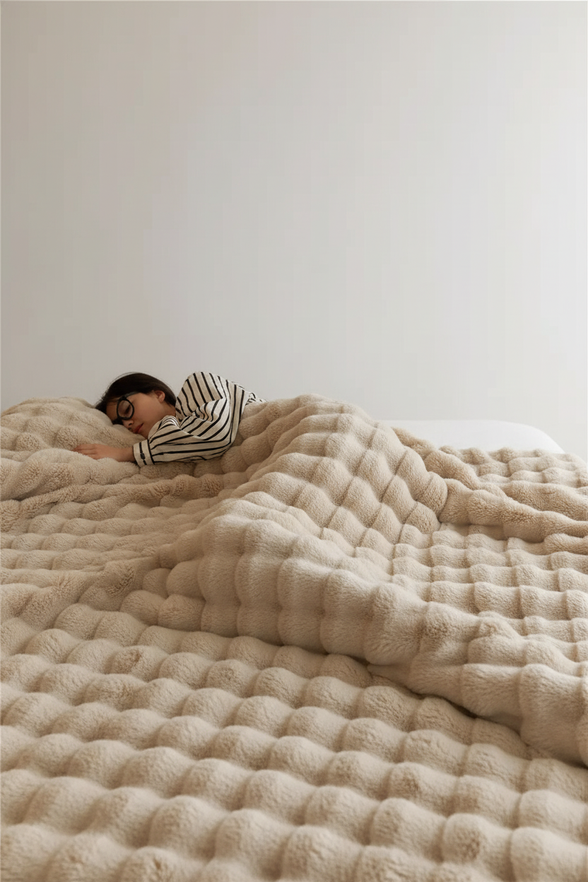 Soft Plush Throw Blanket for Cozy Comfort