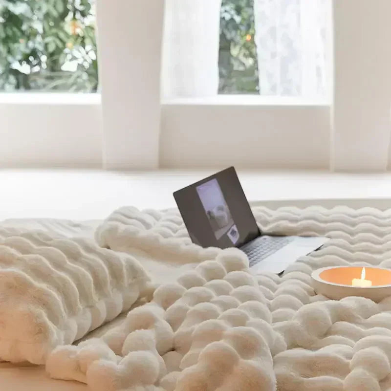 Soft Plush Throw Blanket for Cozy Comfort