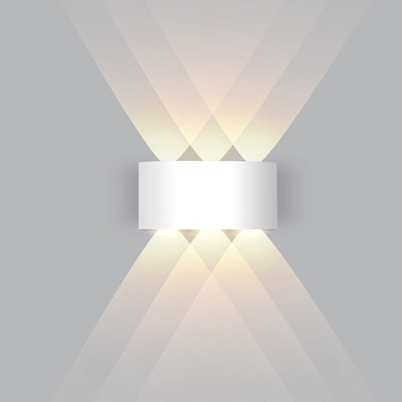 Weatherproof LED Outdoor Wall Light - Modern Aluminum Design