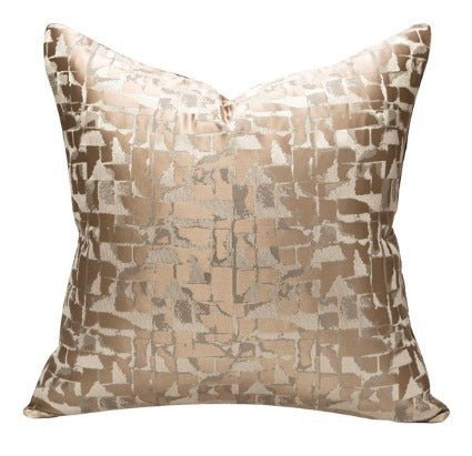 Luxury Gold Satin Pillowcase - Soft Polyester Cushion for Elegant Home Decor