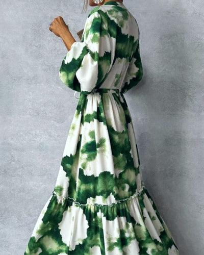 EVERLYN - Abstract Maxi Dress