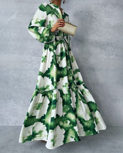 EVERLYN - Abstract Maxi Dress