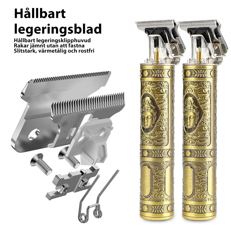 Wireless Rechargeable Hair Clipper with T-Blade for Precise Cuts