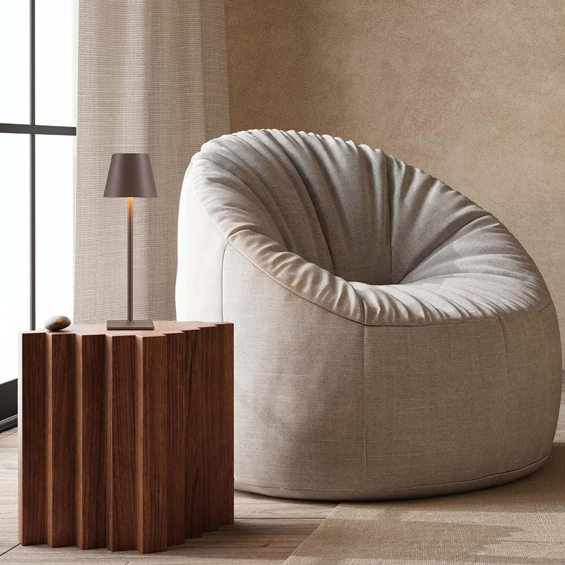 Tall Rechargeable Dimmable Table Lamp for Indoor and Outdoor Use