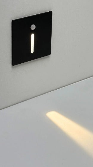 Motion Sensor LED Stair Light - Matte Black, Energy Efficient