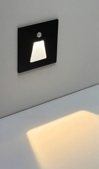 Motion Sensor LED Stair Light - Matte Black, Energy Efficient