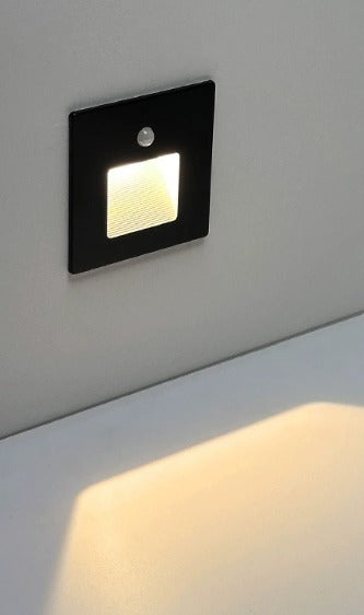 Motion Sensor LED Stair Light - Matte Black, Energy Efficient