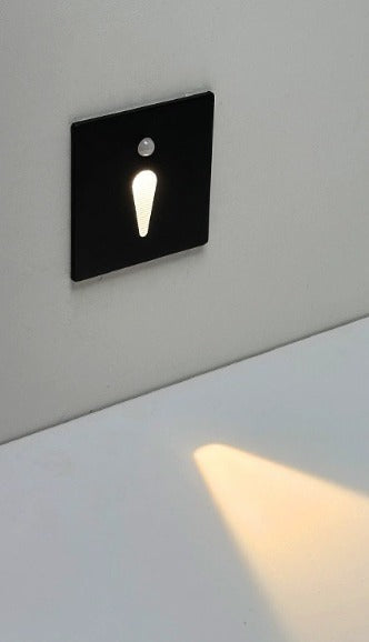 Motion Sensor LED Stair Light - Matte Black, Energy Efficient