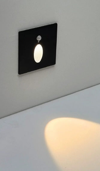 Motion Sensor LED Stair Light - Matte Black, Energy Efficient