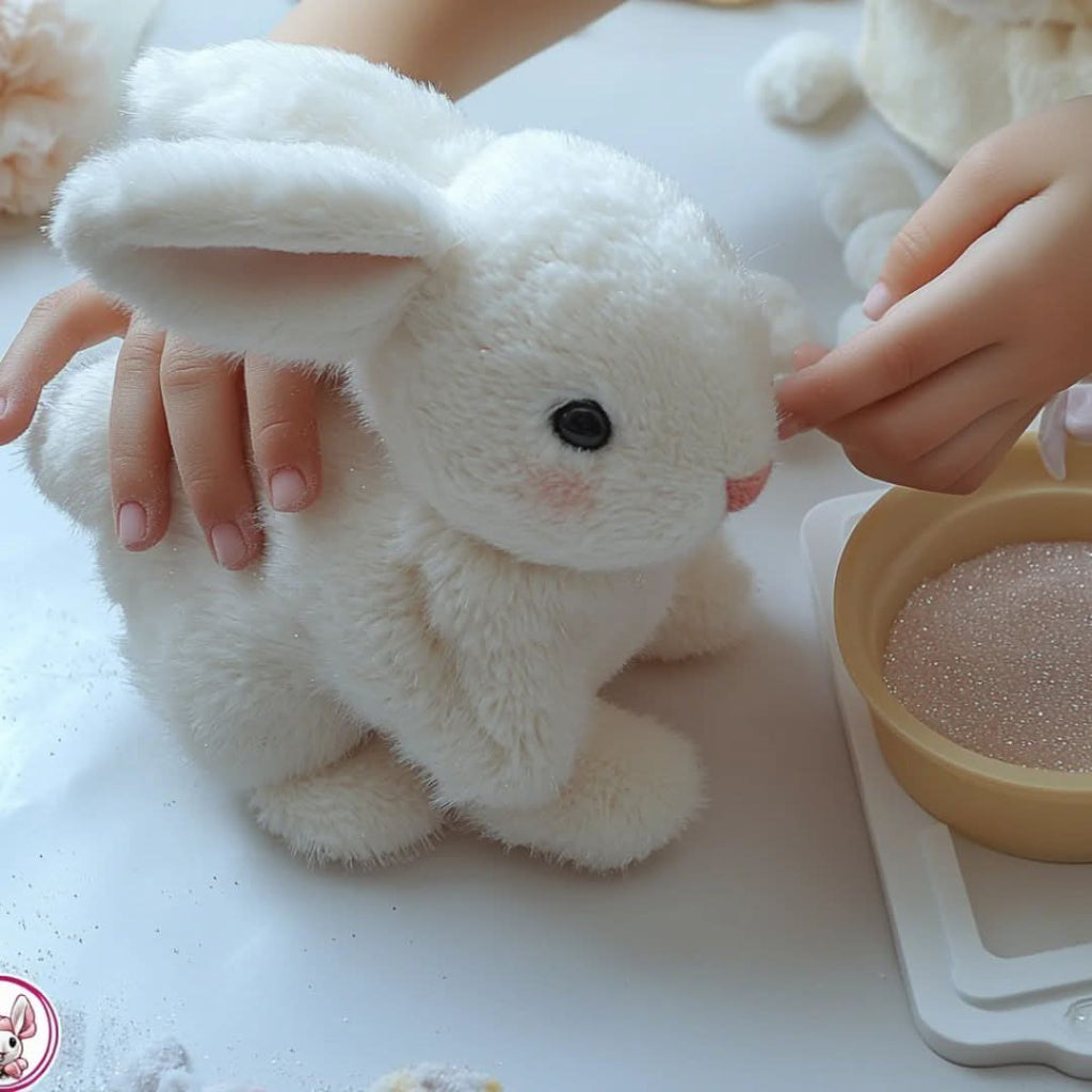 Interactive Hopping Bunny Plush Toy for Kids