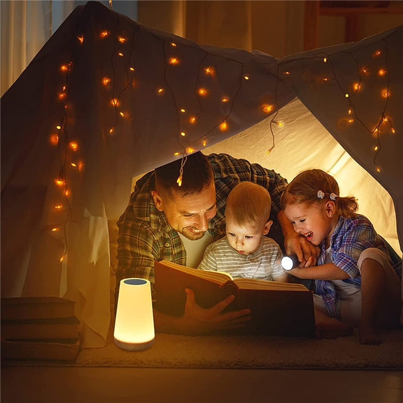 Touch Control USB Rechargeable LED Bedside Lamp
