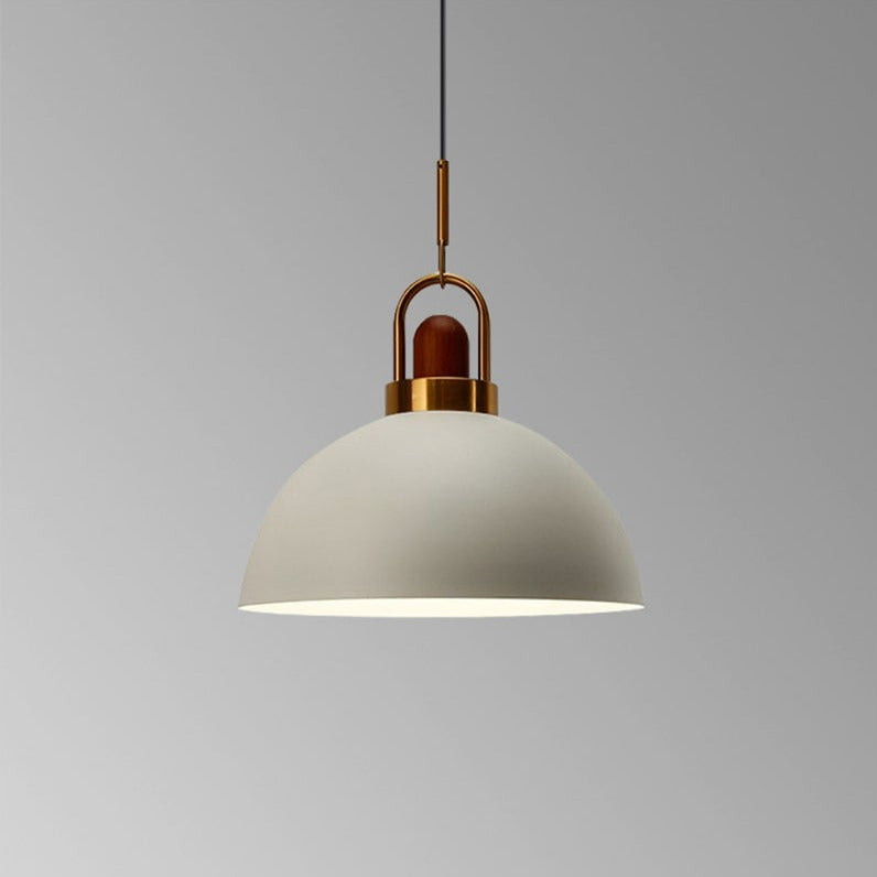Modern Nordic Pendant Light with Adjustable Height and Metal Glass Design