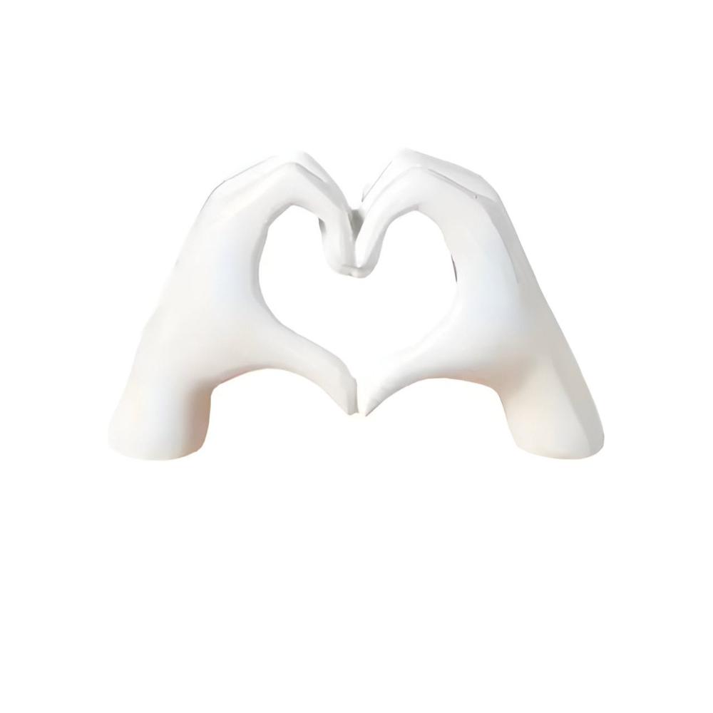 Heart-Shaped Love Hands Wall Art