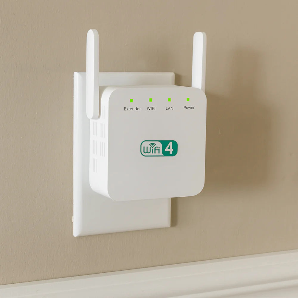 WiFi Range Extender with Dual Antennas for Home and Office