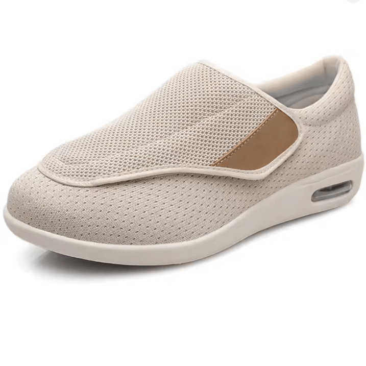 Extra Wide Diabetic-Friendly Shoes with Customizable Insole and Velcro Closure