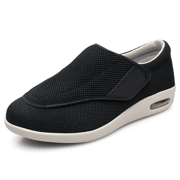 Extra Wide Diabetic-Friendly Shoes with Customizable Insole and Velcro Closure