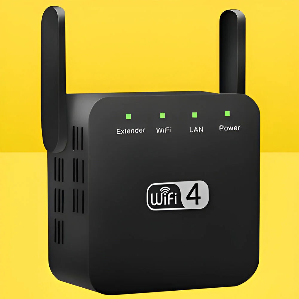 WiFi Range Extender with Dual Antennas for Home and Office
