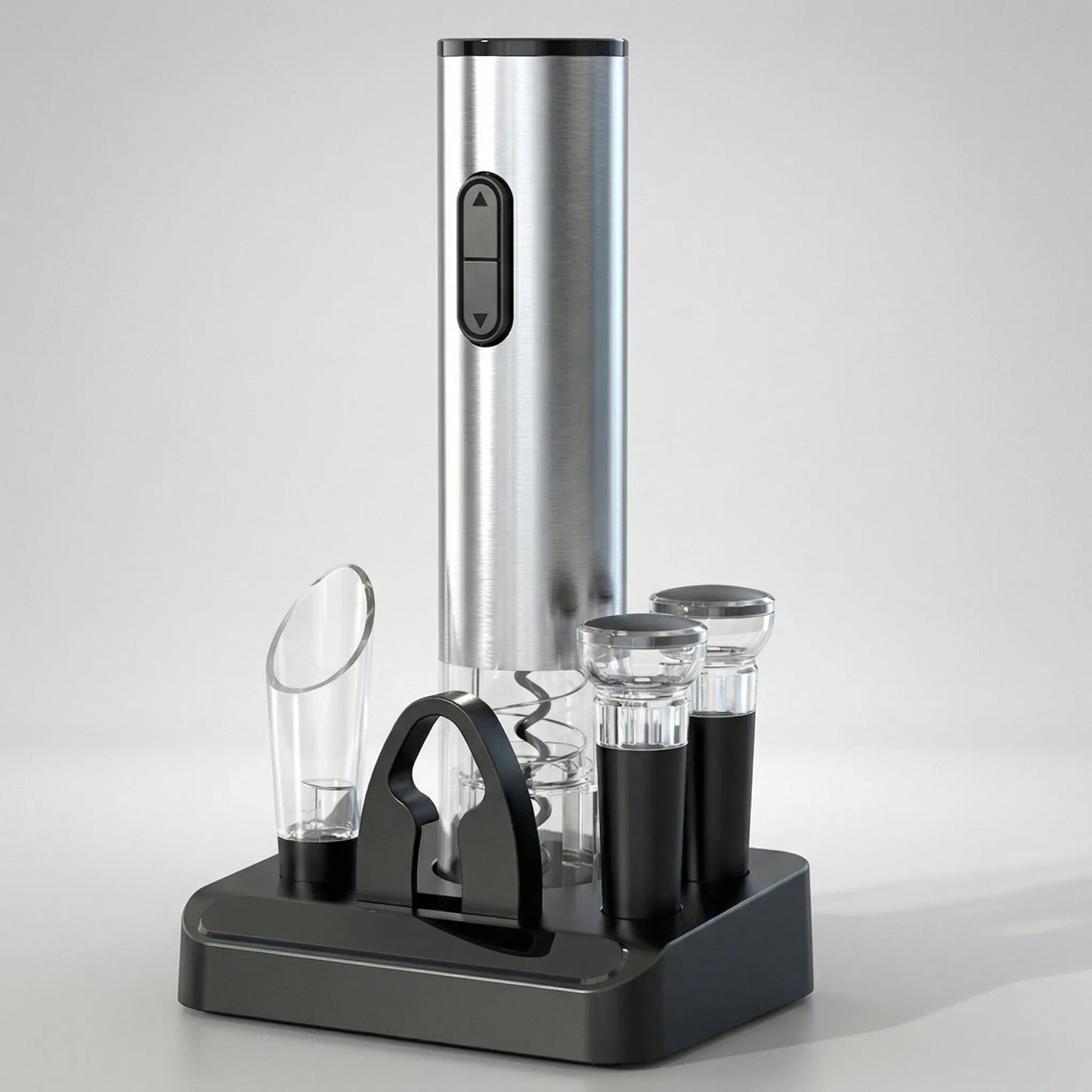 Electric Wine Opener Set with Vacuum Sealer and Pourer