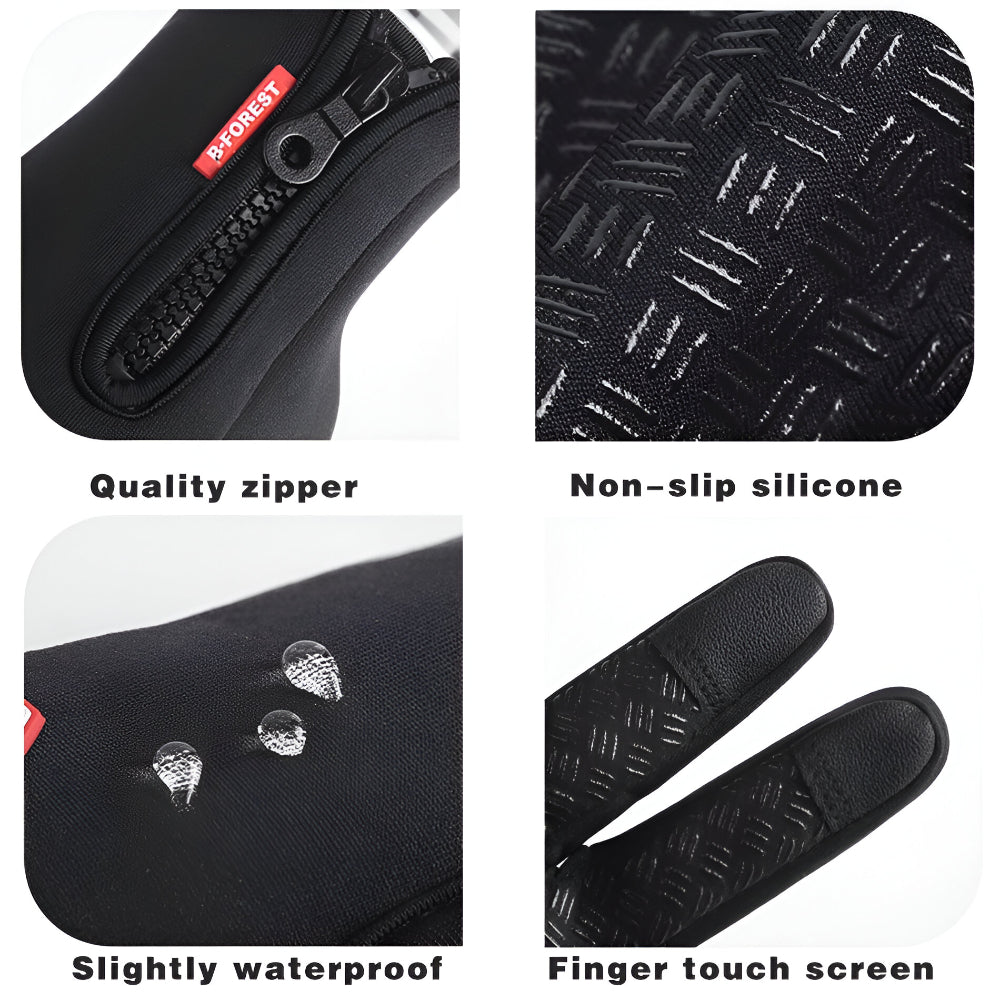 Heated Touchscreen Winter Sport Gloves Waterproof