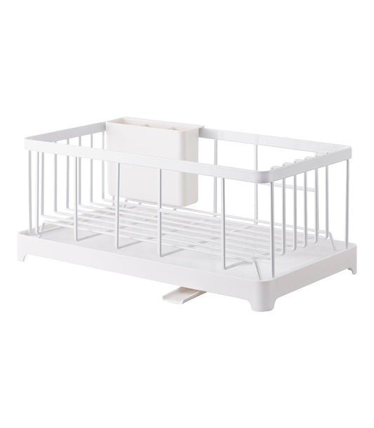 Compact Self-Draining Steel Dish Drying Rack