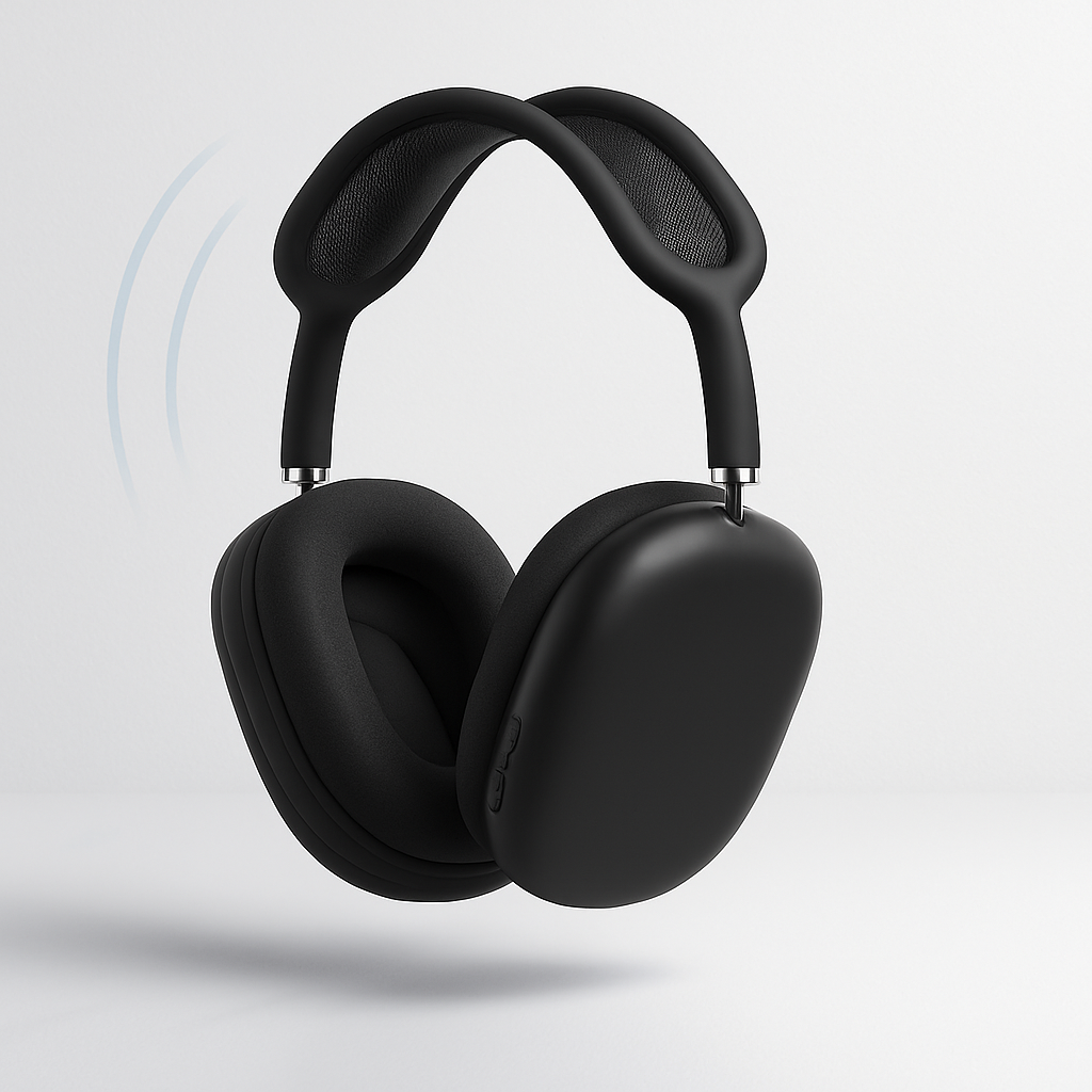 Wireless Noise Cancelling Over Ear Headphones with Deep Bass